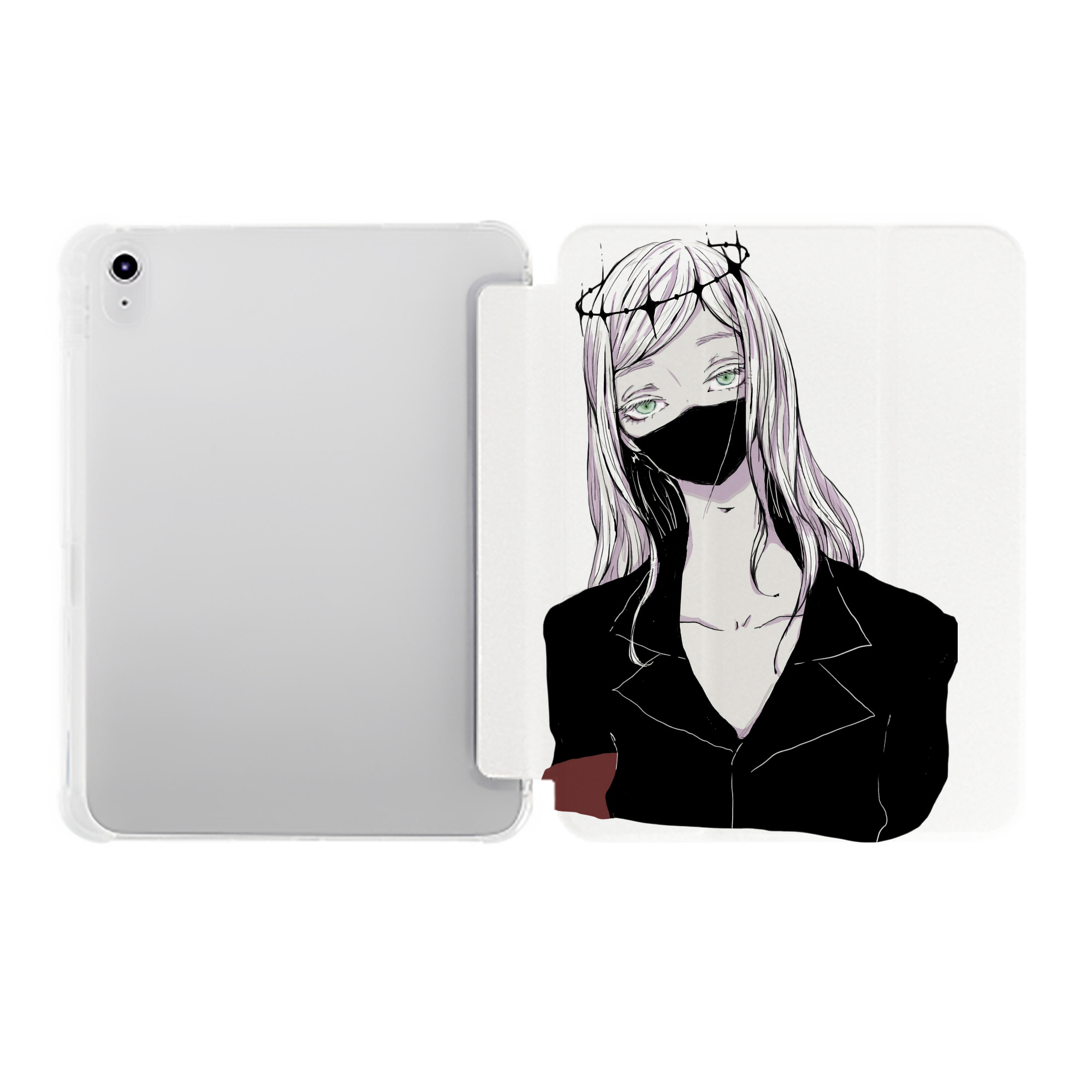 （画像用） 東京リベンジャーズ Tokyo Revengers IPad ケース ペン収納付き 三つ折りスタンド PUレザー×シリコン 対応機種9.5/10.5/10.9インチ